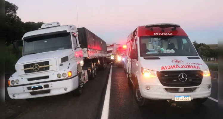 Acidente aconteceu na manhã deste sábado (20), na PR-151, em Ponta Grossa.