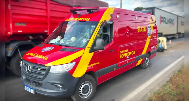 Equipe do Corpo de Bombeiros foi acionada para a ocorrência.