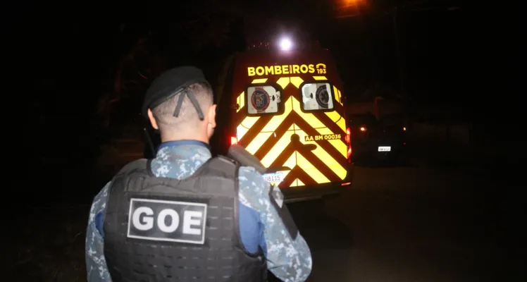 Agentes da 'Equipe GOE' foram acionados para a ocorrência.