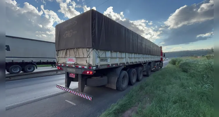 Caminhão não estava carregado na hora do acidente.
