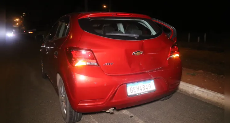 Chevrolet Onix estaria sendo conduzido por um motorista de Jaguariaíva.