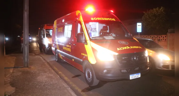 Corpo de Bombeiros atendeu a ocorrência na Vila Dalabona.