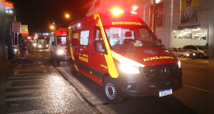 Equipe do Corpo de Bombeiros (Siate) foi acionada para a ocorrência.