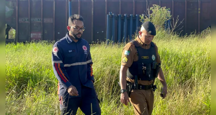 Agentes do Samu e da PM estiveram na ocorrência.