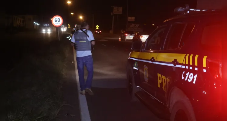 Equipe da Polícia Rodoviária Federal também esteve na ocorrência.