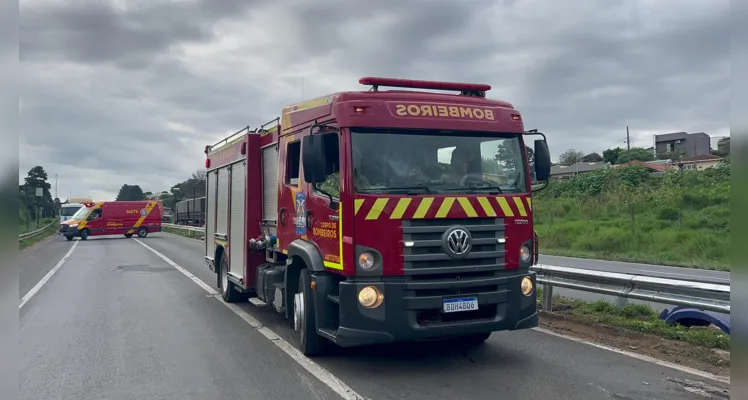 Corpo de Bombeiros foi mobilizado para atendimento.