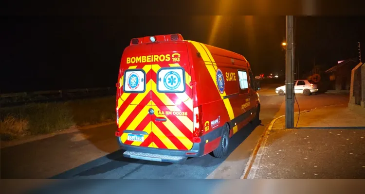 Vítima recusou ida à casa hospitalar de Ponta Grossa.