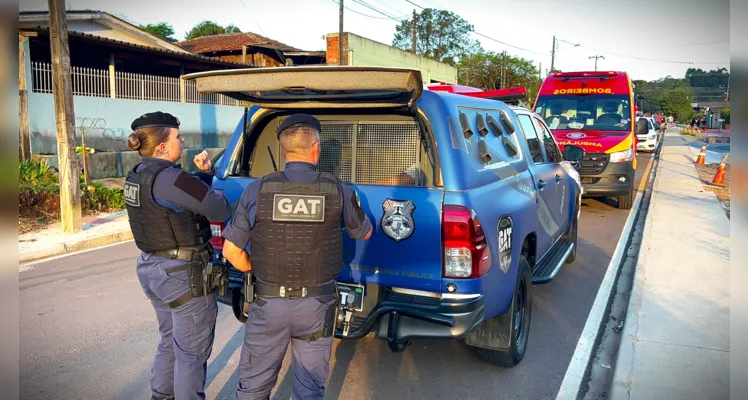 Suspeito foi encaminhado à Delegacia de Ponta Grossa.