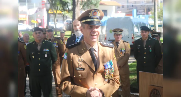 Vice-prefeito Capitão Saulo esteve presente na homenagem.