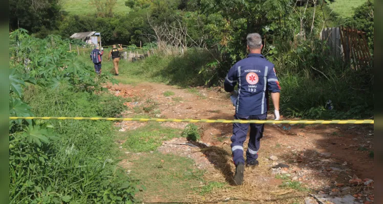 Equipe médica do Samu constatou morte da vítima.