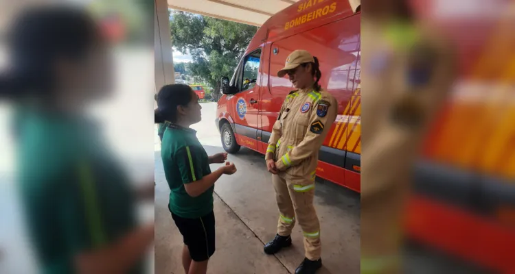 Bate-papo com profissional trouxe vários conhecimentos aos alunos.