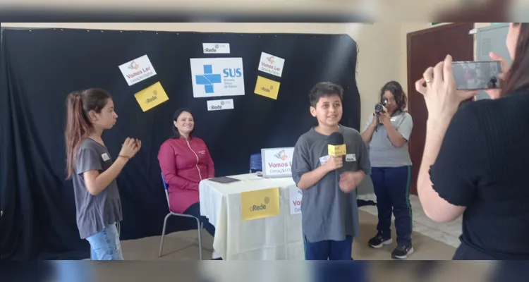 Veja como foi o trabalho em sala e durante a reportagem com a profissional de saúde.