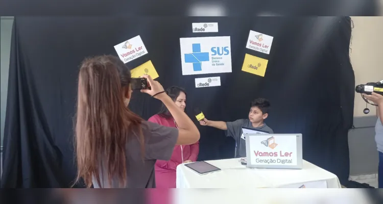 Veja como foi o trabalho em sala e durante a reportagem com a profissional de saúde.