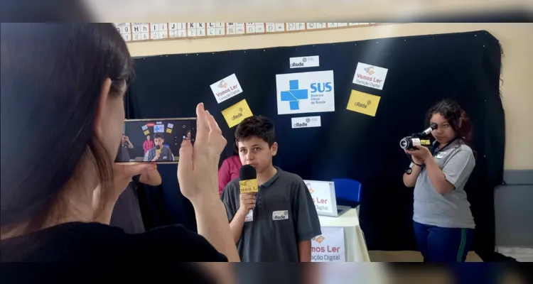 Veja como foi o trabalho em sala e durante a reportagem com a profissional de saúde.