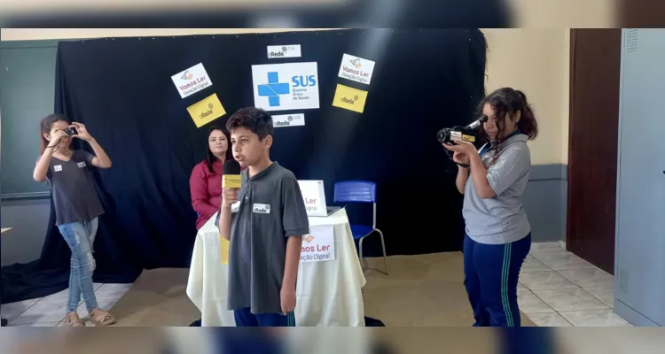 Veja como foi o trabalho em sala e durante a reportagem com a profissional de saúde.