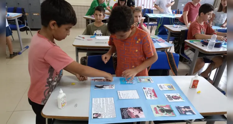 Foram vários momentos e locais diferentes que permitiram uma maior imersão dos educandos.