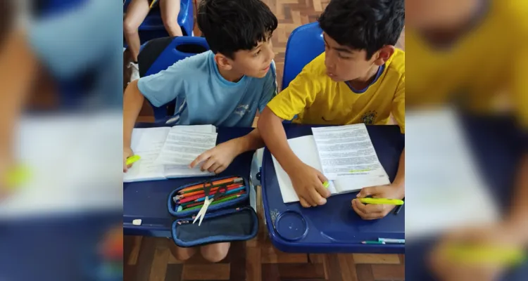 Veja as imagens da ação solidária dos estudantes e todo o trabalho feito sobre o tema central.