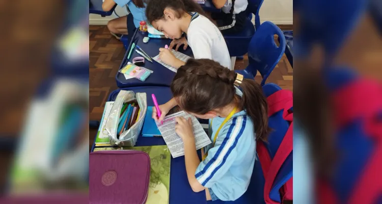 Veja as imagens da ação solidária dos estudantes e todo o trabalho feito sobre o tema central.