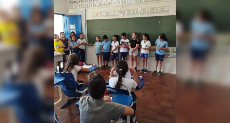 Veja as imagens da ação solidária dos estudantes e todo o trabalho feito sobre o tema central.