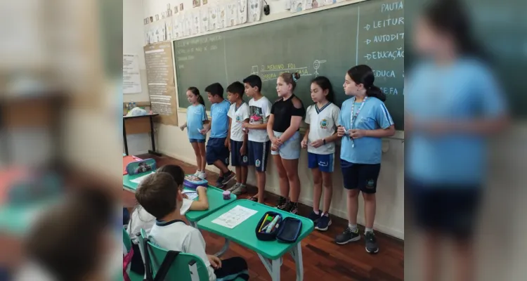 Veja as imagens da ação solidária dos estudantes e todo o trabalho feito sobre o tema central.