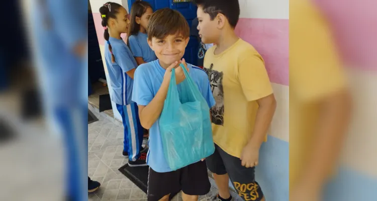 Veja as imagens da ação solidária dos estudantes e todo o trabalho feito sobre o tema central.