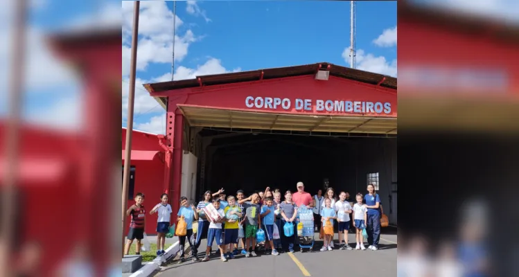 Veja as imagens da ação solidária dos estudantes e todo o trabalho feito sobre o tema central.