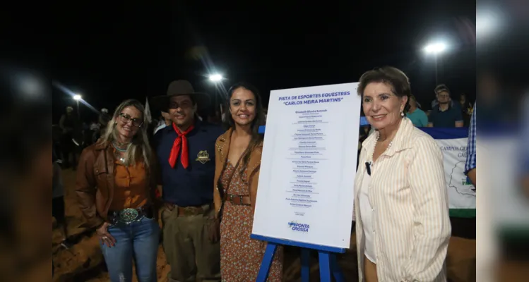 Durante o evento, a prefeita Elizabeth Schmidt enfatizou a escolha pela qualidade do local.