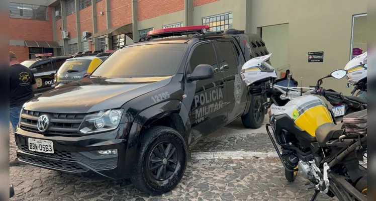 Equipes policiais trabalharam em conjunto |