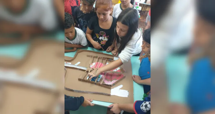 Educandos puderam desfrutar do material e ampliar ainda mais seu conhecimento.