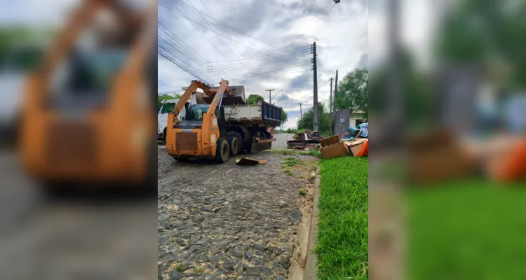 Meio Ambiente de Tibagi promove ações de limpeza nos bairros