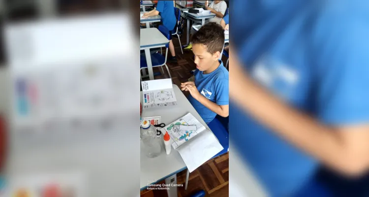 Durante os trabalhos, os alunos aprenderam os sintomas, prevenção e como combater o mosquito transmissor