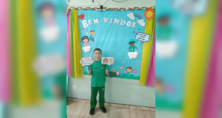 O arcabouço de convivência que cada um dos alunos trouxe consigo das férias foram compartilhados com a turma, assim como o pedido por se ter atenção com os colegas 