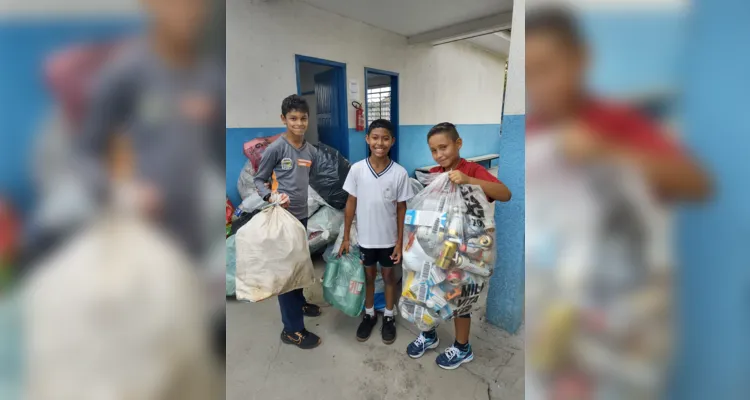 Diversos momentos oportunizaram questões de saúde e sustentabilidade por parte dos alunos.