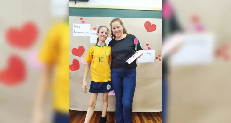 Fotos mostram ampla e valorosa ação dos alunos com as mulheres