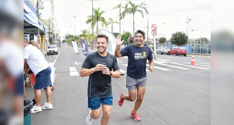 O evento contará com sinalização durante todo o trajeto através de apoio junto a agentes de trânsito.