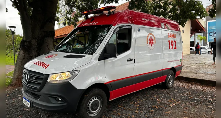 Uma equipe do Samu foi acionada para prestar atendimento à vítima .