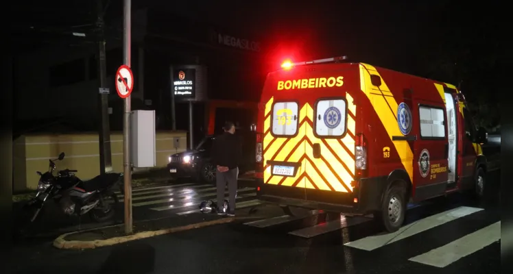 Bombeiros e PM foram até o local