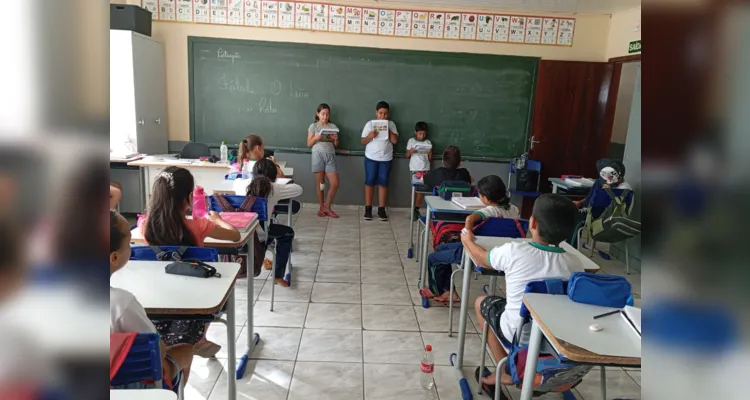 Educandos puderam aprender e também se divertir com diversos processos.