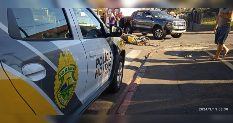 Motociclista fica em estado grave após acidente em Uvaranas