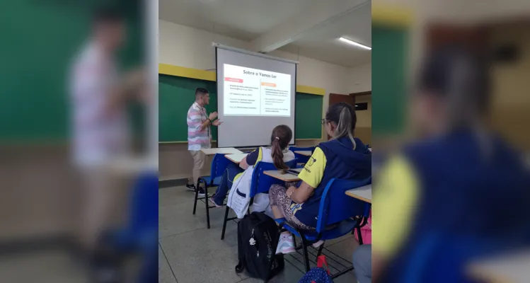 Sempre com participação efetiva no projeto, a capacitação levou ao Colégio Integração todas as novidades do projeto.