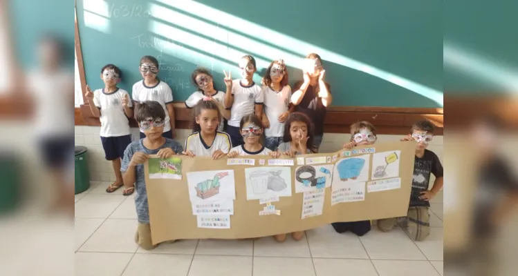 Desenvolvimento da proposta contou com grande engajamento dos alunos.