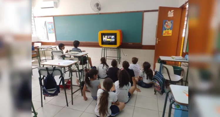 Desenvolvimento da proposta contou com grande engajamento dos alunos.