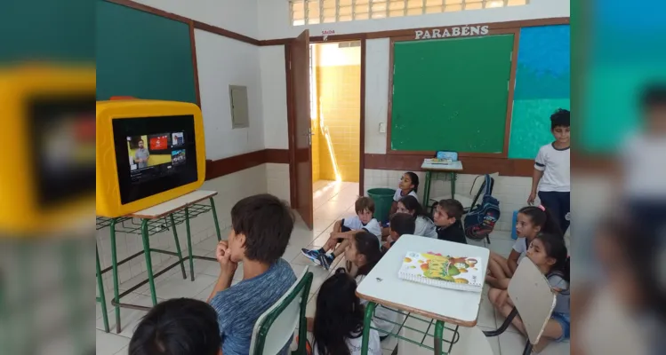 Desenvolvimento da proposta contou com grande engajamento dos alunos.