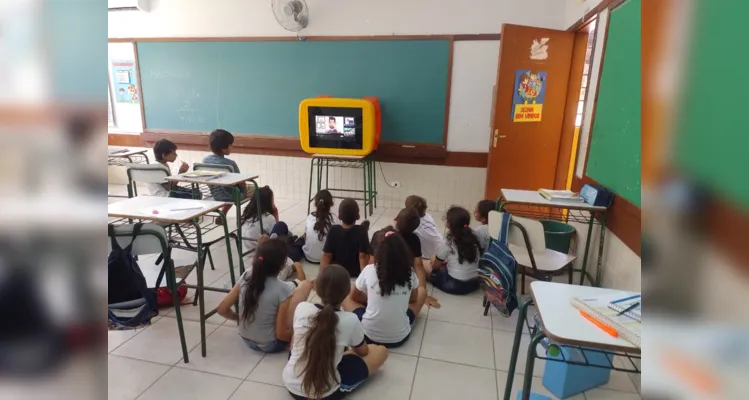 Desenvolvimento da proposta contou com grande engajamento dos alunos.