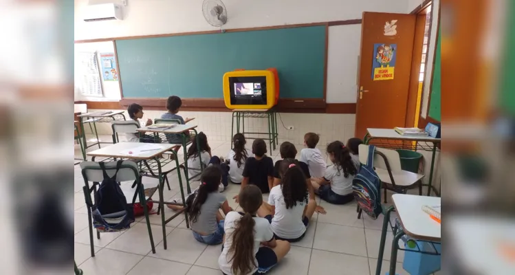 Desenvolvimento da proposta contou com grande engajamento dos alunos.