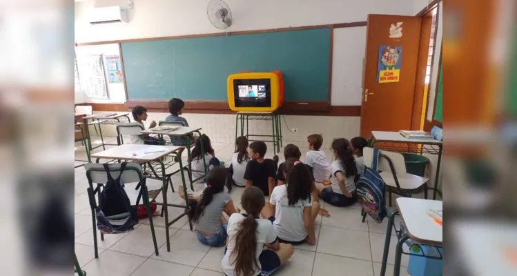 Desenvolvimento da proposta contou com grande engajamento dos alunos.