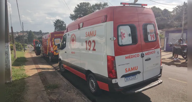 Vítima foi encaminhada para o Hospital Regional