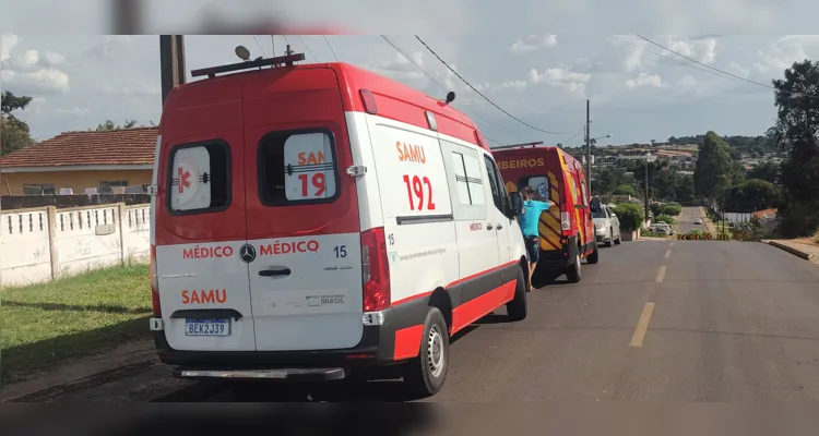 Vítima foi encaminhada para o Hospital Regional