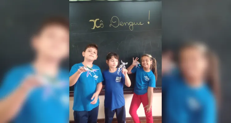 Com a realização de diversas dinâmicas, a turma auxiliou efetivamente a comunidade no combate à dengue.