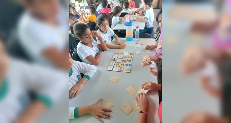 Confira os registros da visita da turma no espaço.